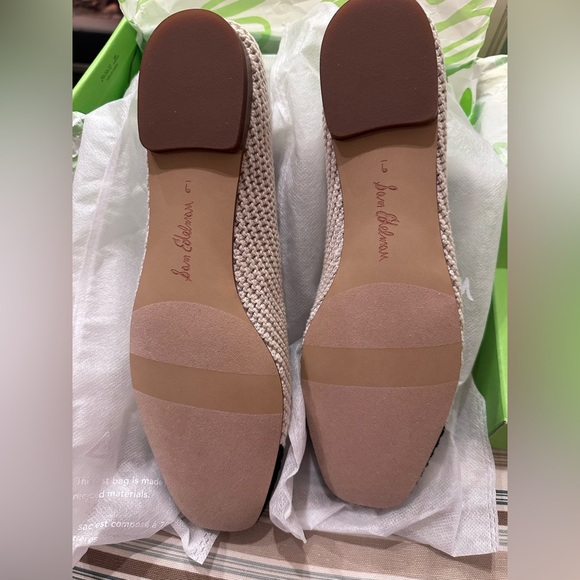 Sam Edelman Black and Ivory Madison Flats - Picture 2 of 4